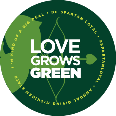 Love Grows Green Badge